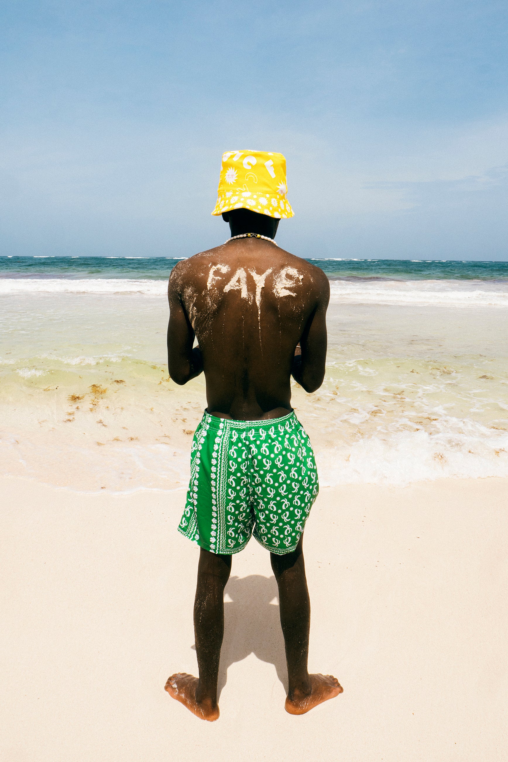 Tropical bandana swimwear shorts
