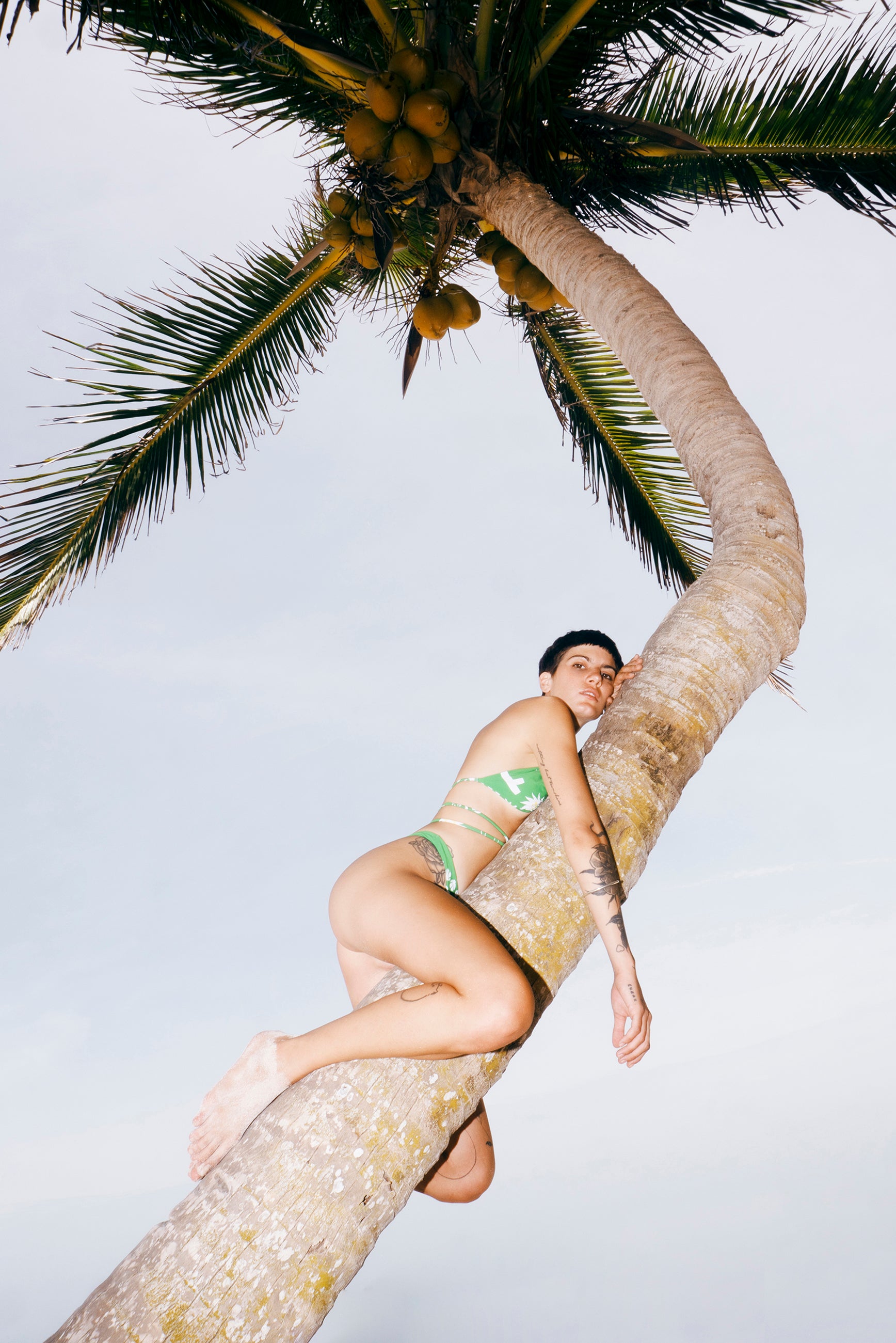 Tropical bandana bikini bottom