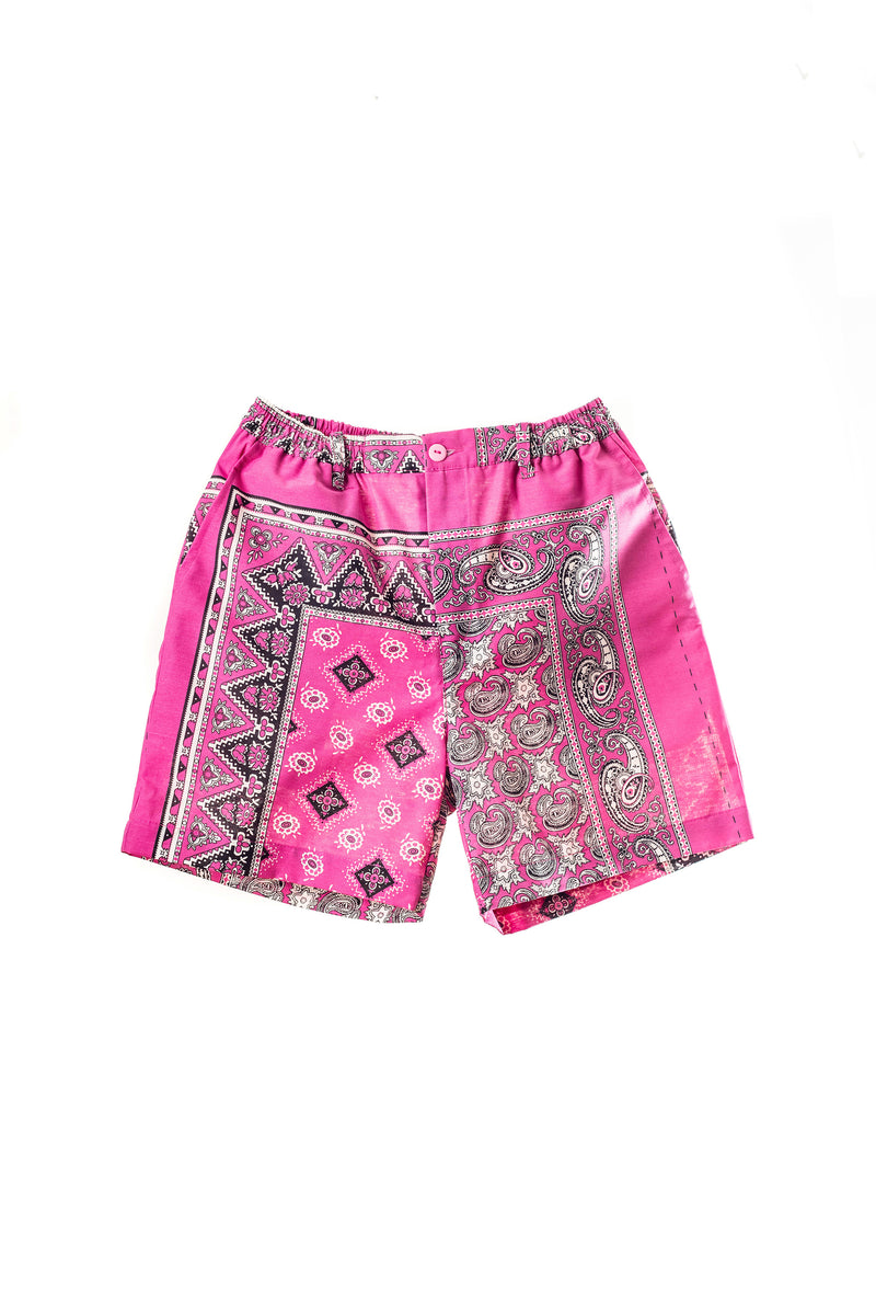 pink bandana shorts
