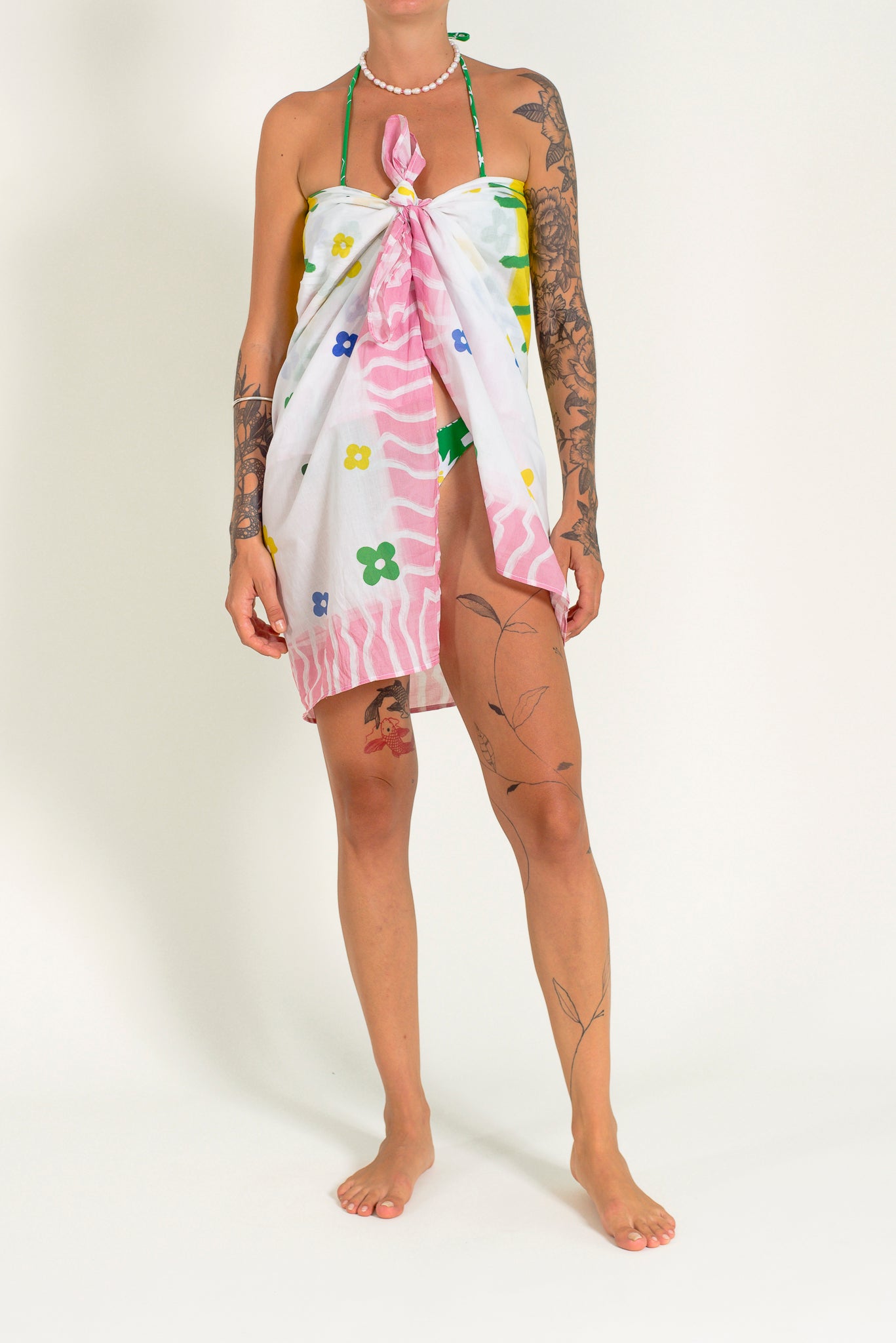 Printed beach apparel accessory