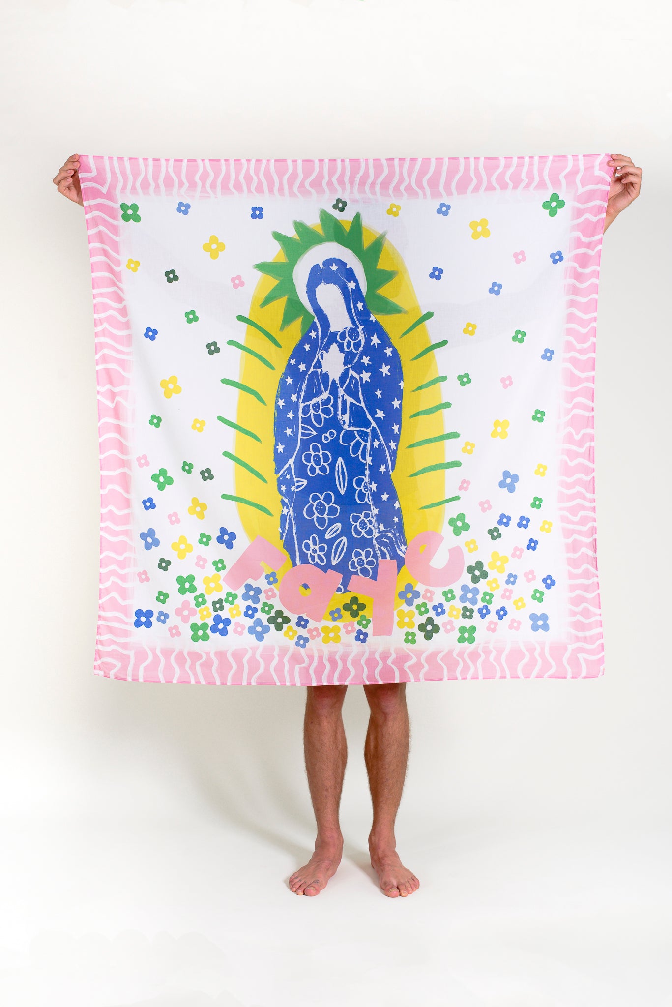 Printed beach apparel accessory