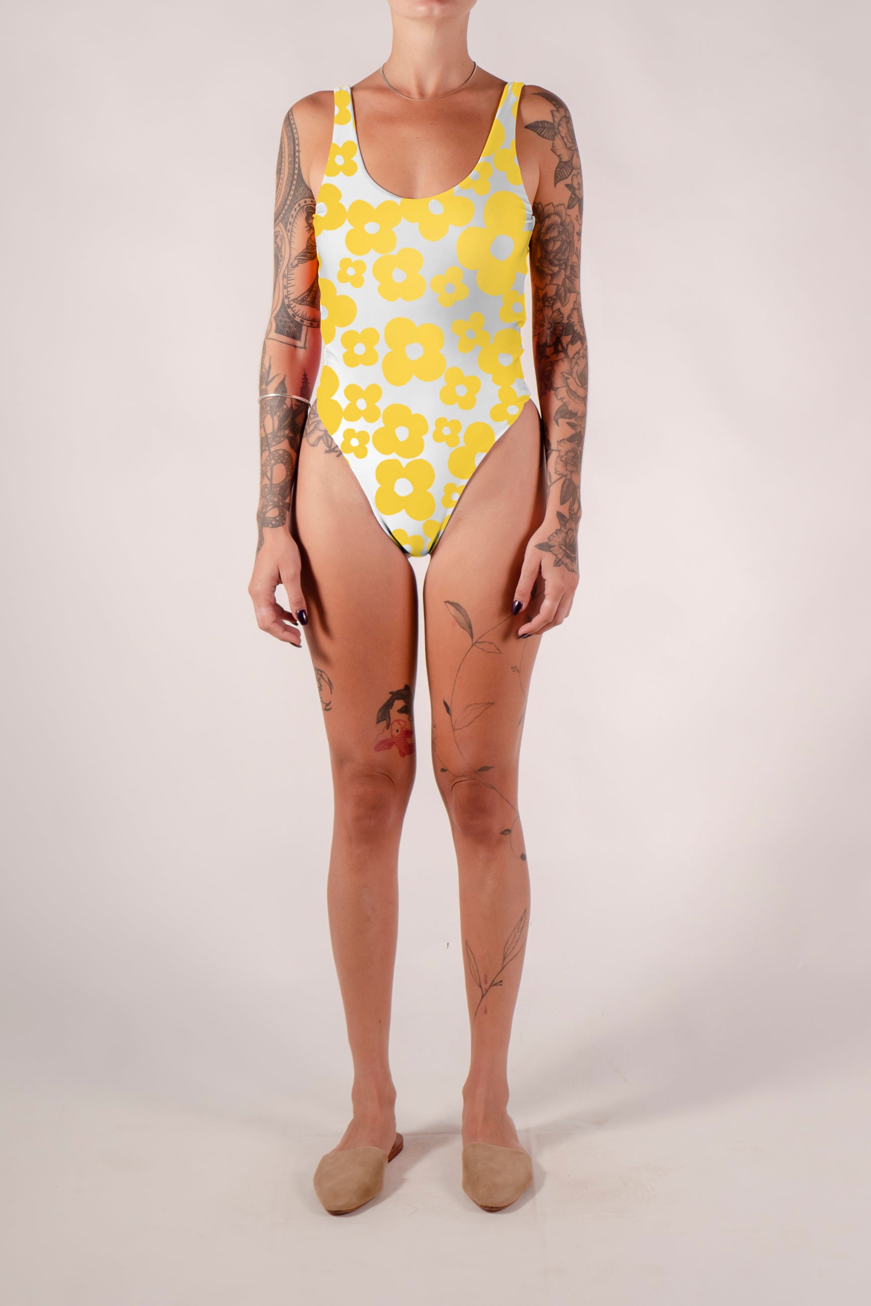 Printed swimwear one piece 